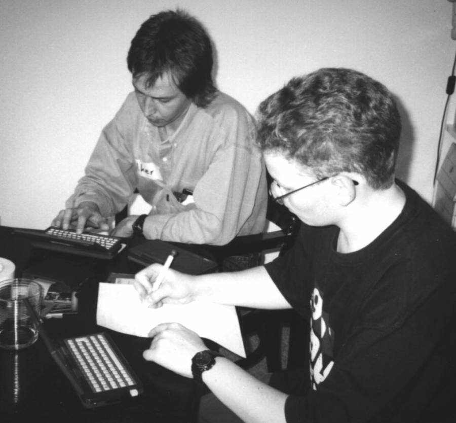 v.l. Volker Hamann, Corvin Falk